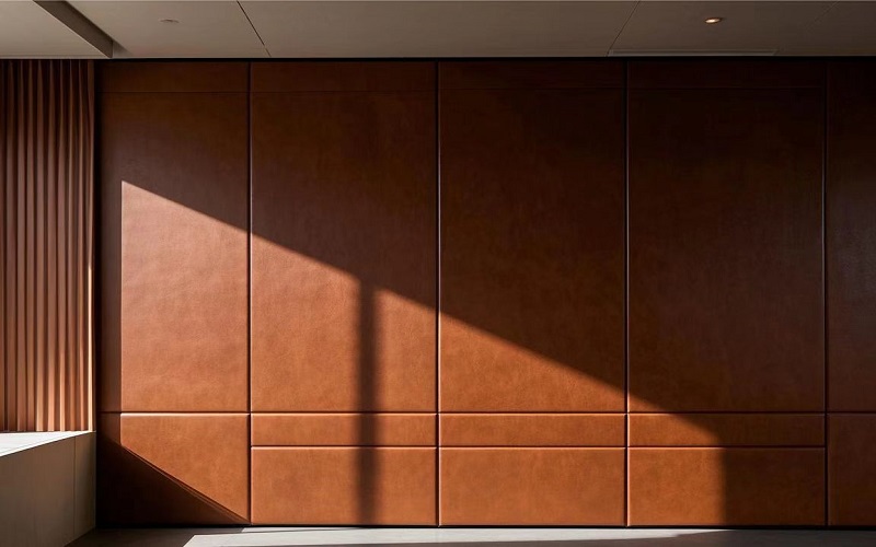 Moisture Prevention Analysis of Leather Wallcovering Combined with Diatomite Non-woven Fabric